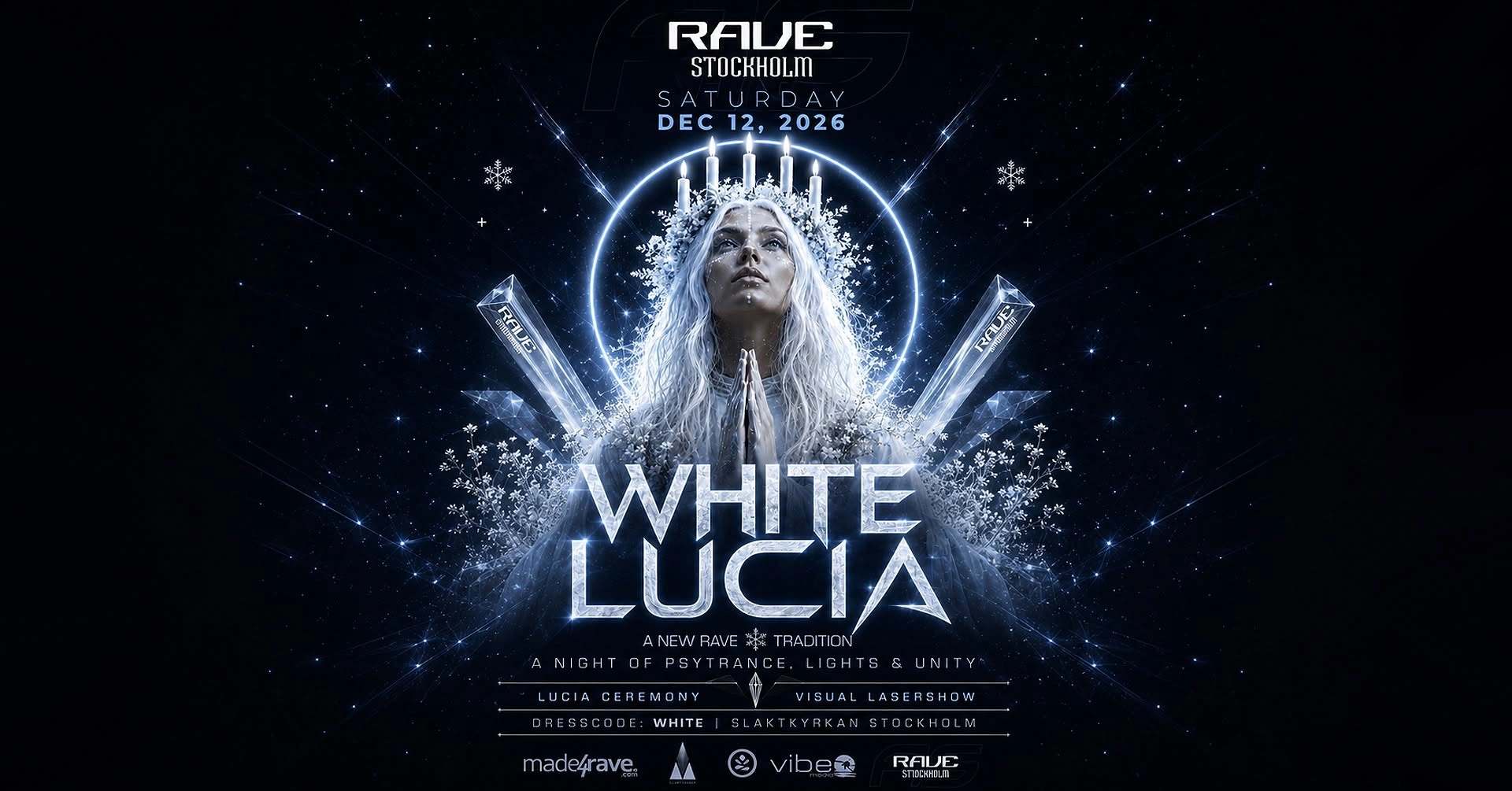 ❄️RAVE STOCKHOLM: WHITE LUCIA 2026❄️